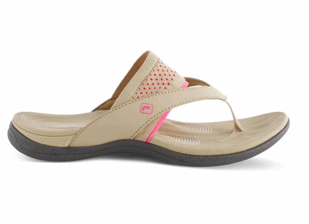 NEW FLEXUS women's portofino sandals in taupe